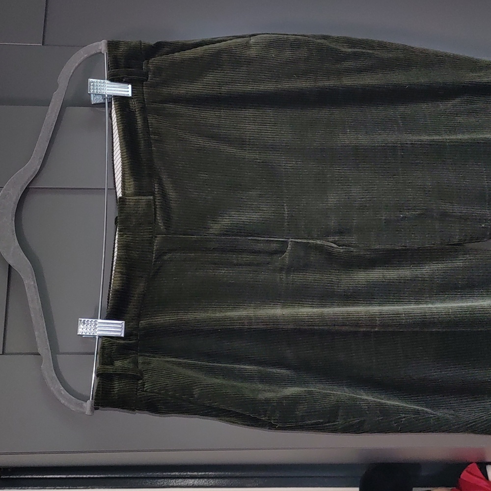 Brooks Brothers Dark Green Corduroy Pants